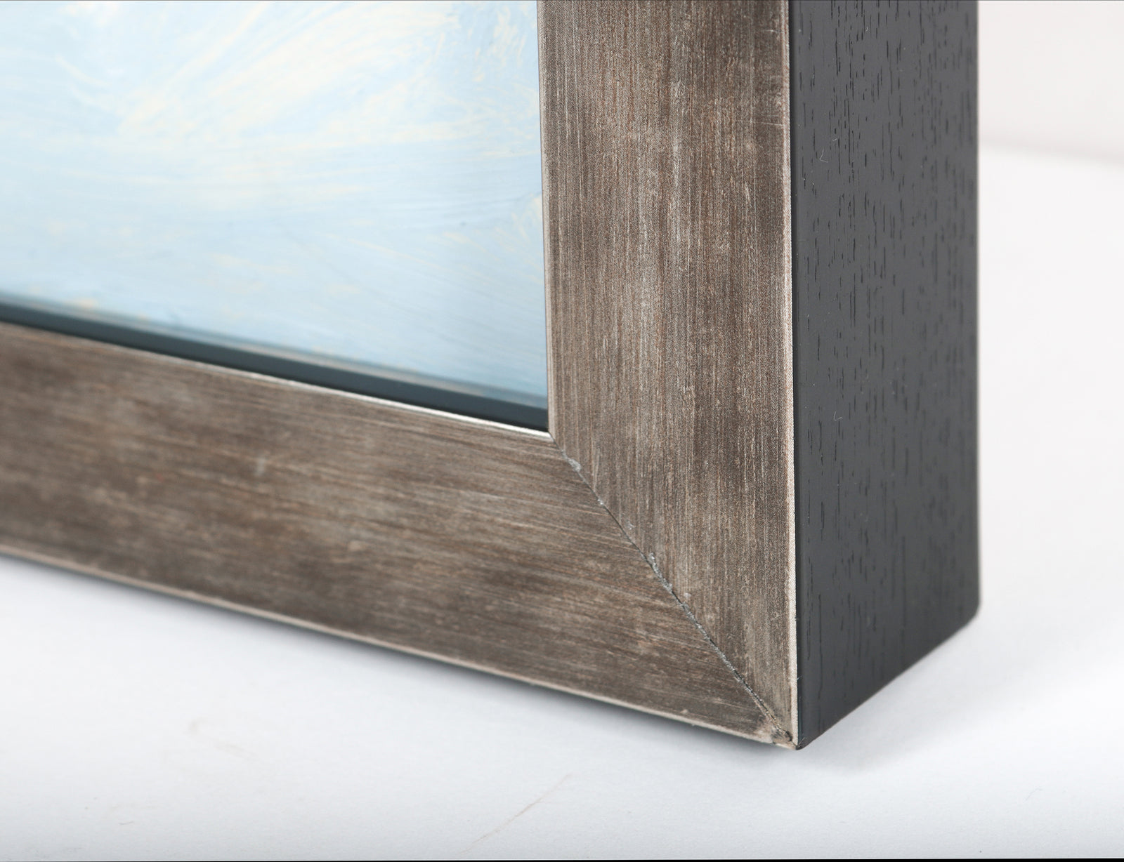 Circular Forms in Blue <br>20th Century Mixed Media & Collage <br><br>#B4613