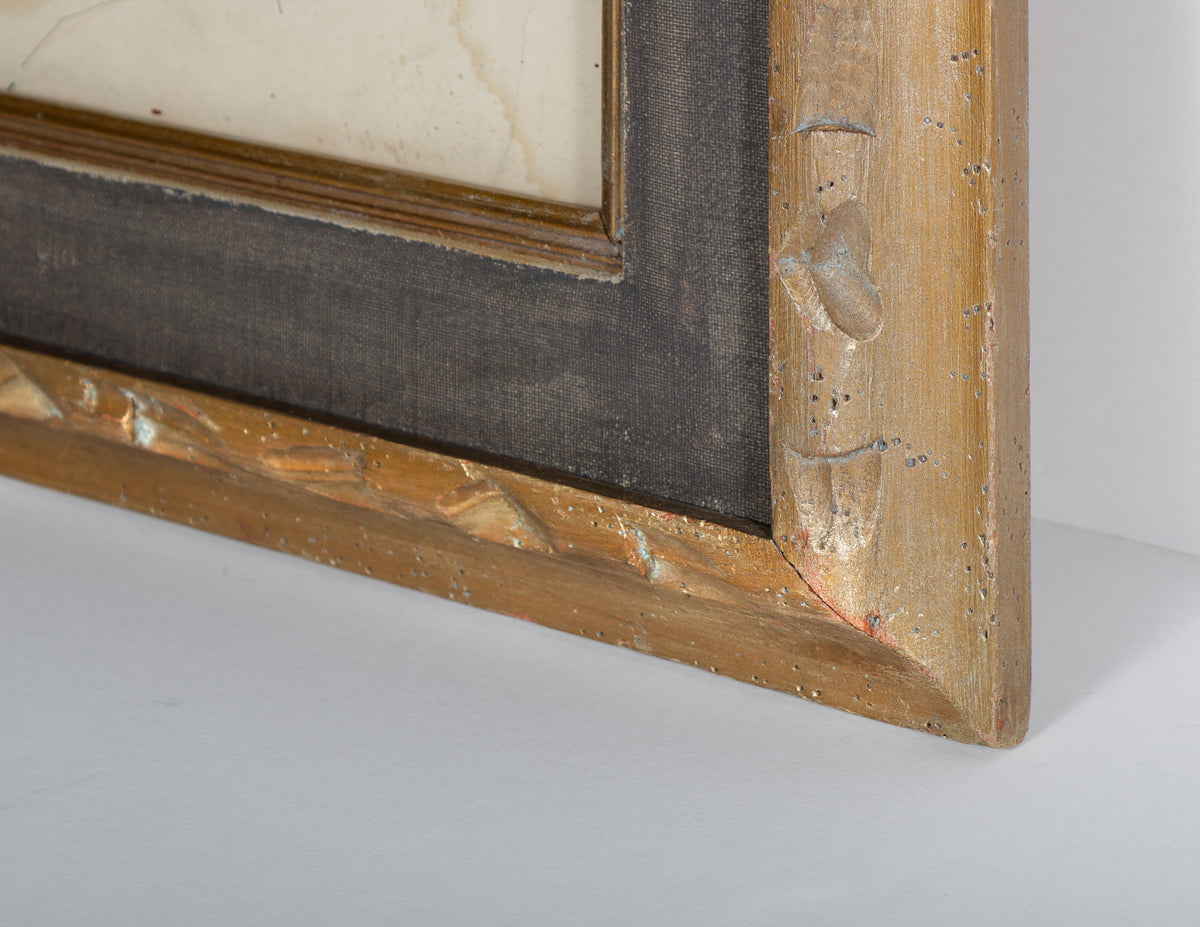 <i>Portrait of Michael Partix</i> <br>1943 Ink <br><br>#B4801