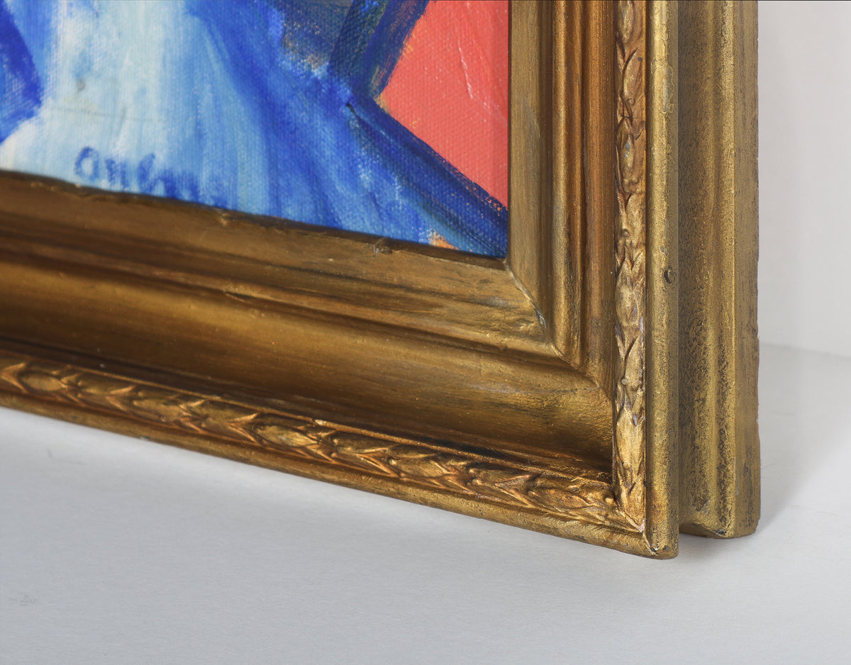 <i>Sur le Pont d'Avignon</i> <br>1943-45 Oil <br><br>#B4804