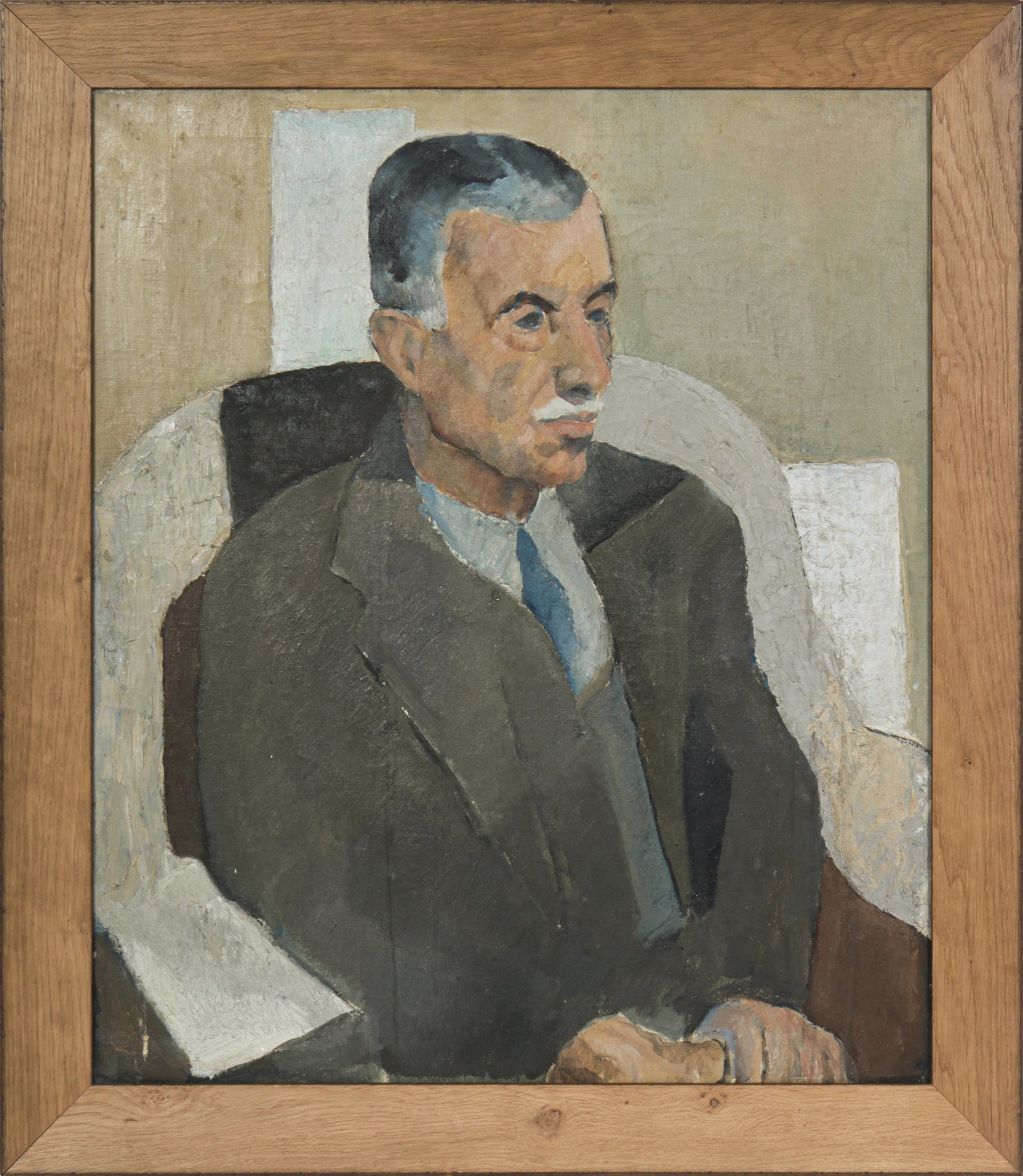 <i>Portrait of Edgidio Scalella</i> <br>1930s Oil <br><br>#B4952