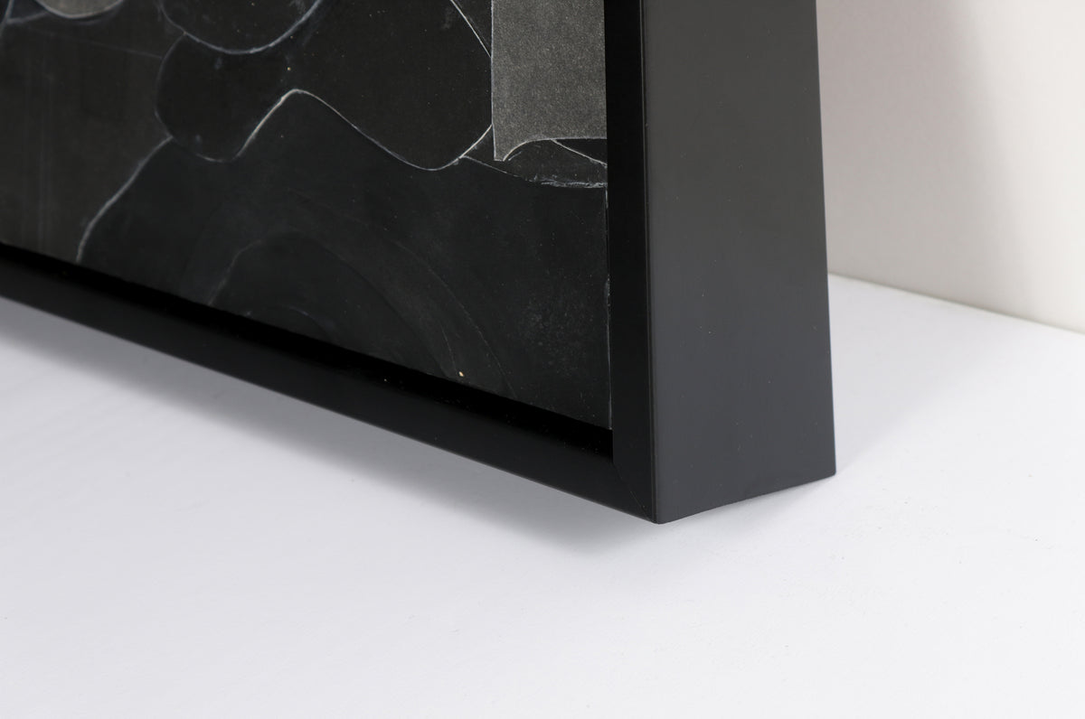 <i>Shadow on Shadow</i> <br>2021 Collage on Wood <br><br>#B5010