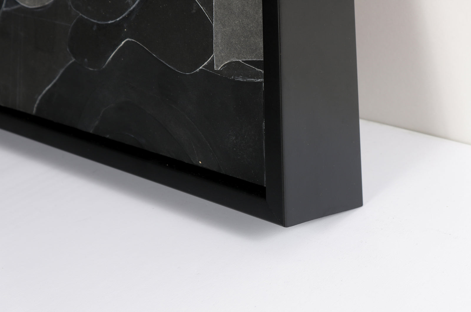 <i>Shadow on Shadow</i> <br>2021 Collage on Wood <br><br>#B5010