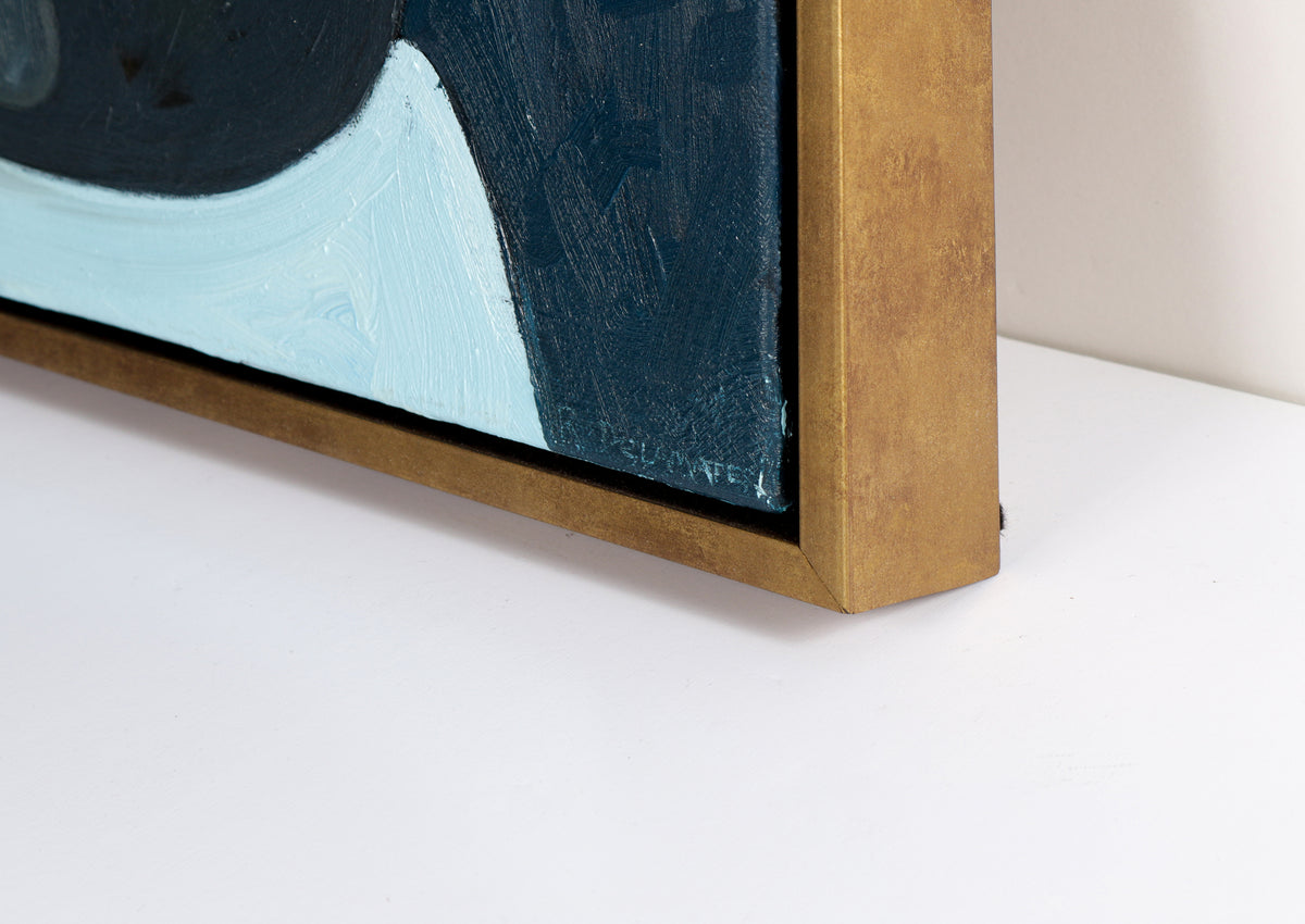 <i>Indigo and Ochre</i> <br>2021 Oil <br><br>#B5012