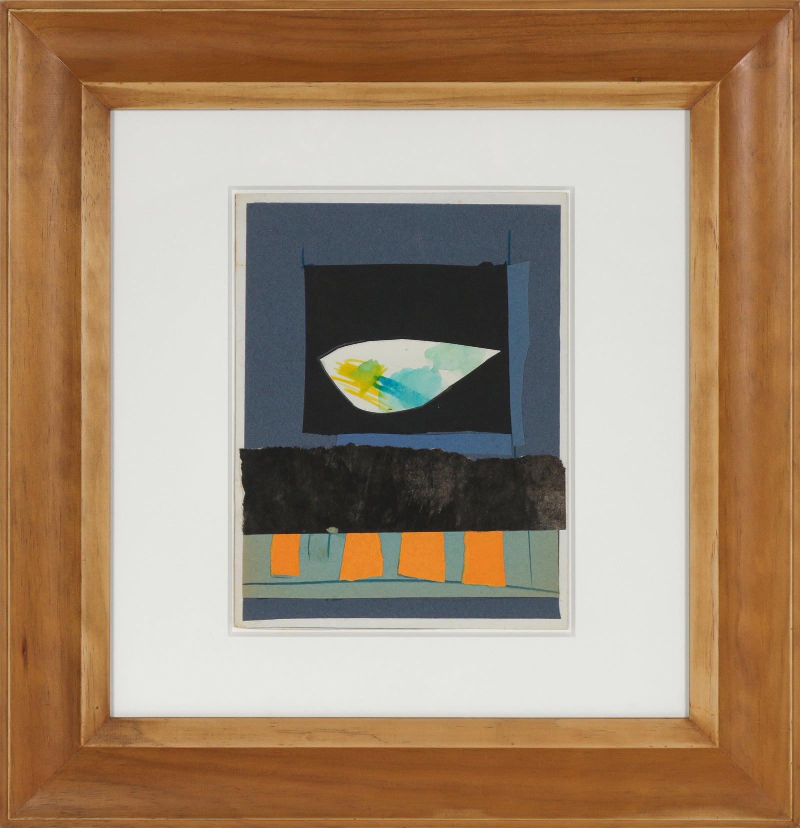 Forms in Abstraction <br>1974 Collage <br><br>#B5166