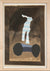 Abstracted Circus Figure <br>1974 Collage <br><br>#B5180