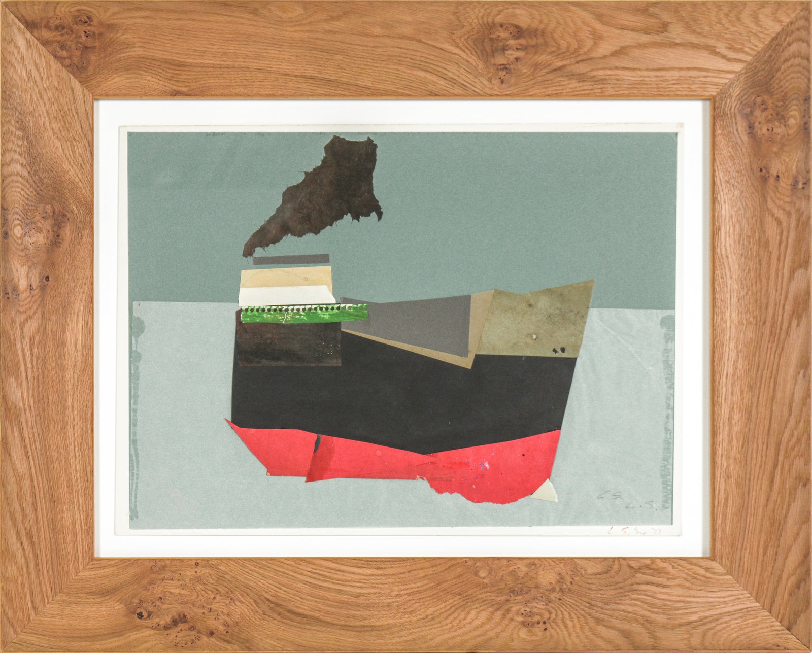 <i>Ship</i> <br>1973 Collage <br><br>#B5194