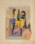 Modernist Abstract Collage <br>1974 <br><br>#B5245
