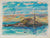 View of Treasure Island <br>1974 Acrylic & Pastel <br><br>#B5246