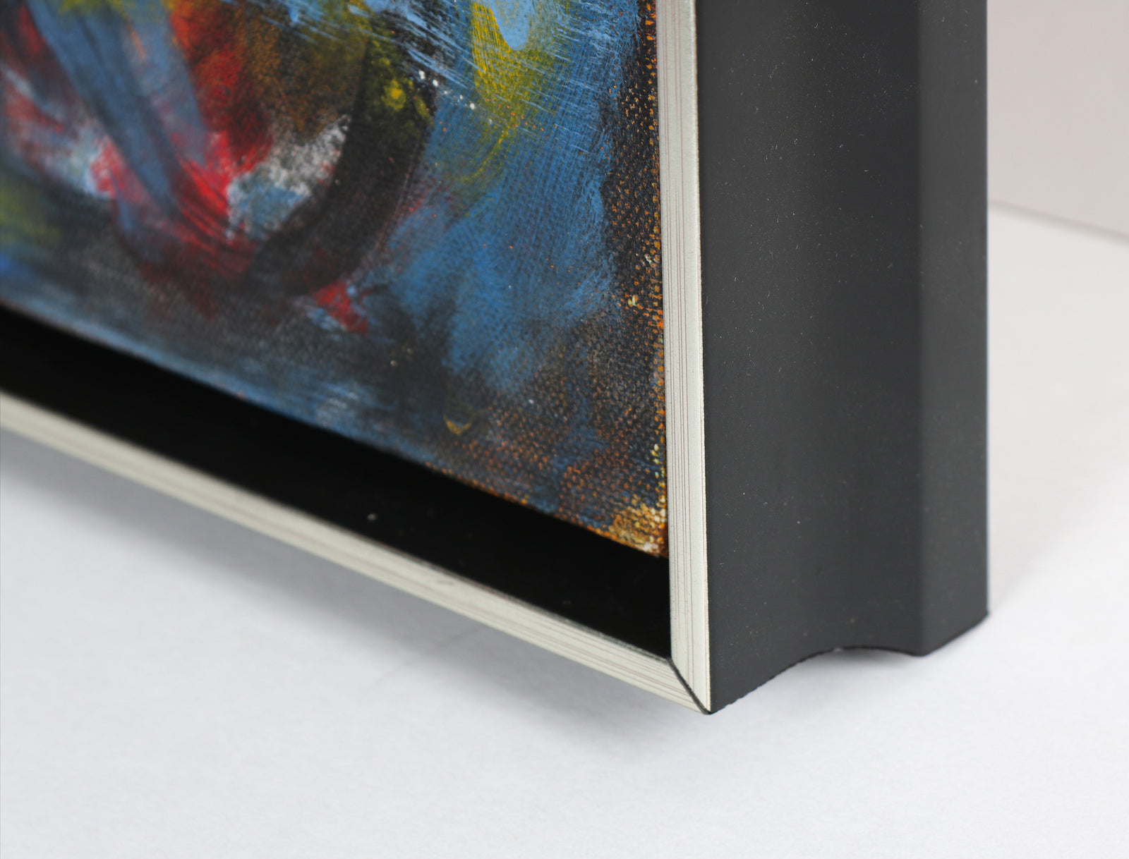 Frenetic Abstract Expressionist Painting <br>Early 2000s Acrylic <br><br>#B5516