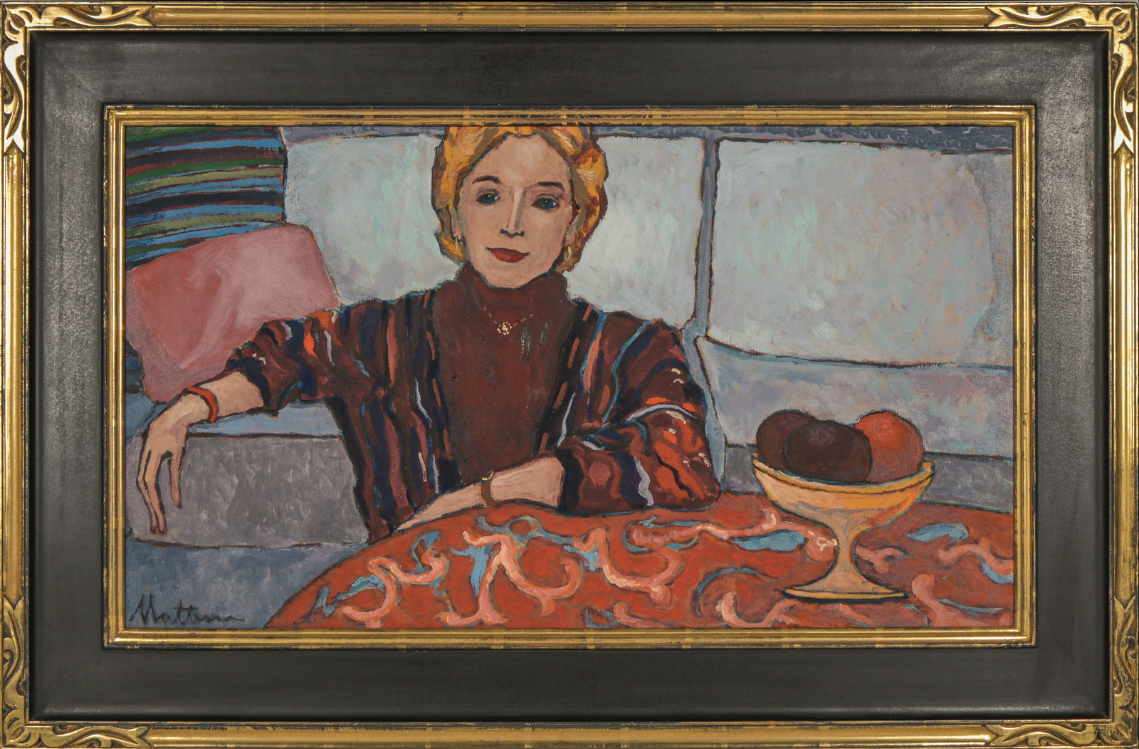 <i>Beauty and Wit</i> <br>20th Century Oil <br><br>#B5615