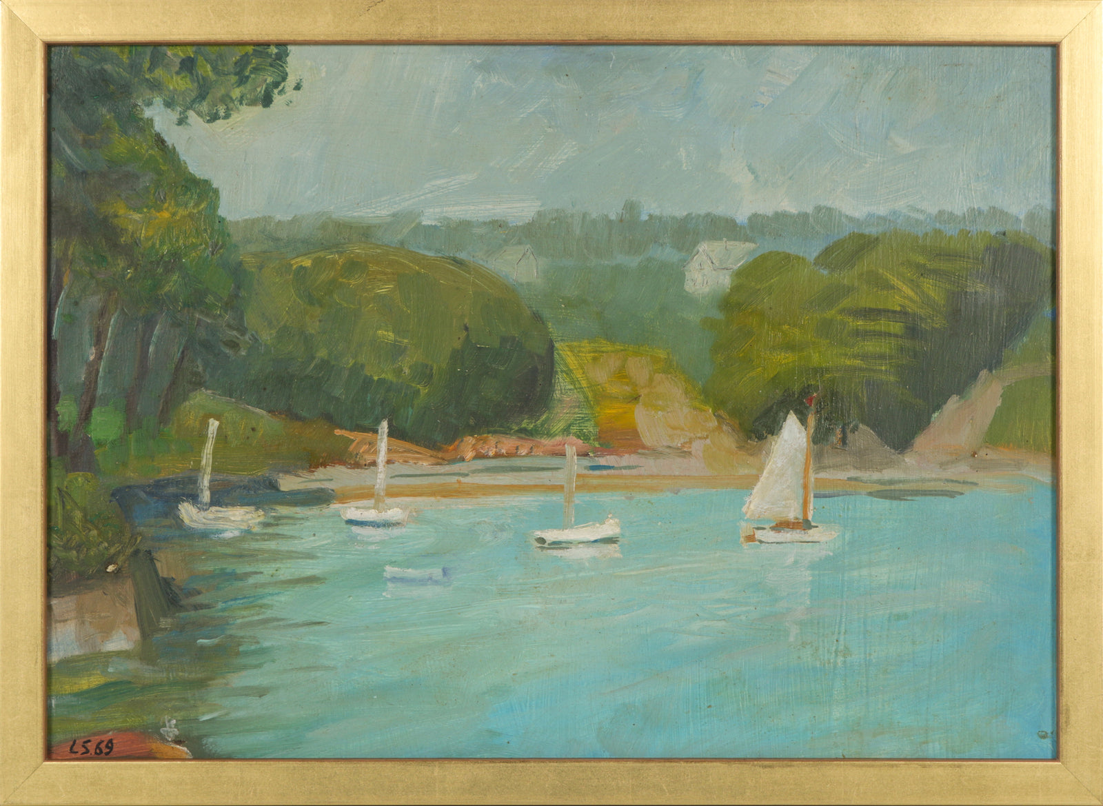 Boothsbay, Maine <br>1969 Oil <br><br>#B5635