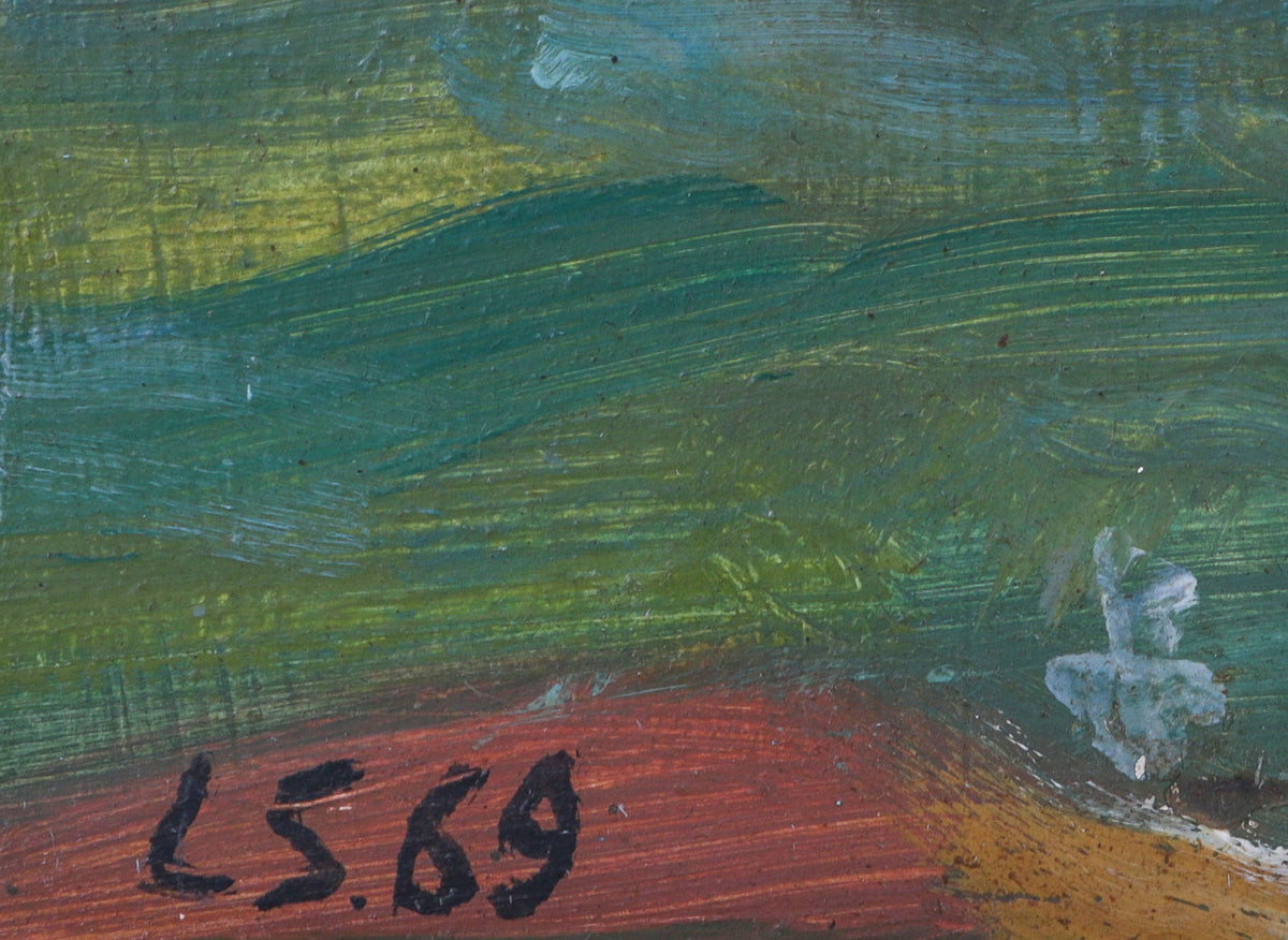 Boothsbay, Maine <br>1969 Oil <br><br>#B5635