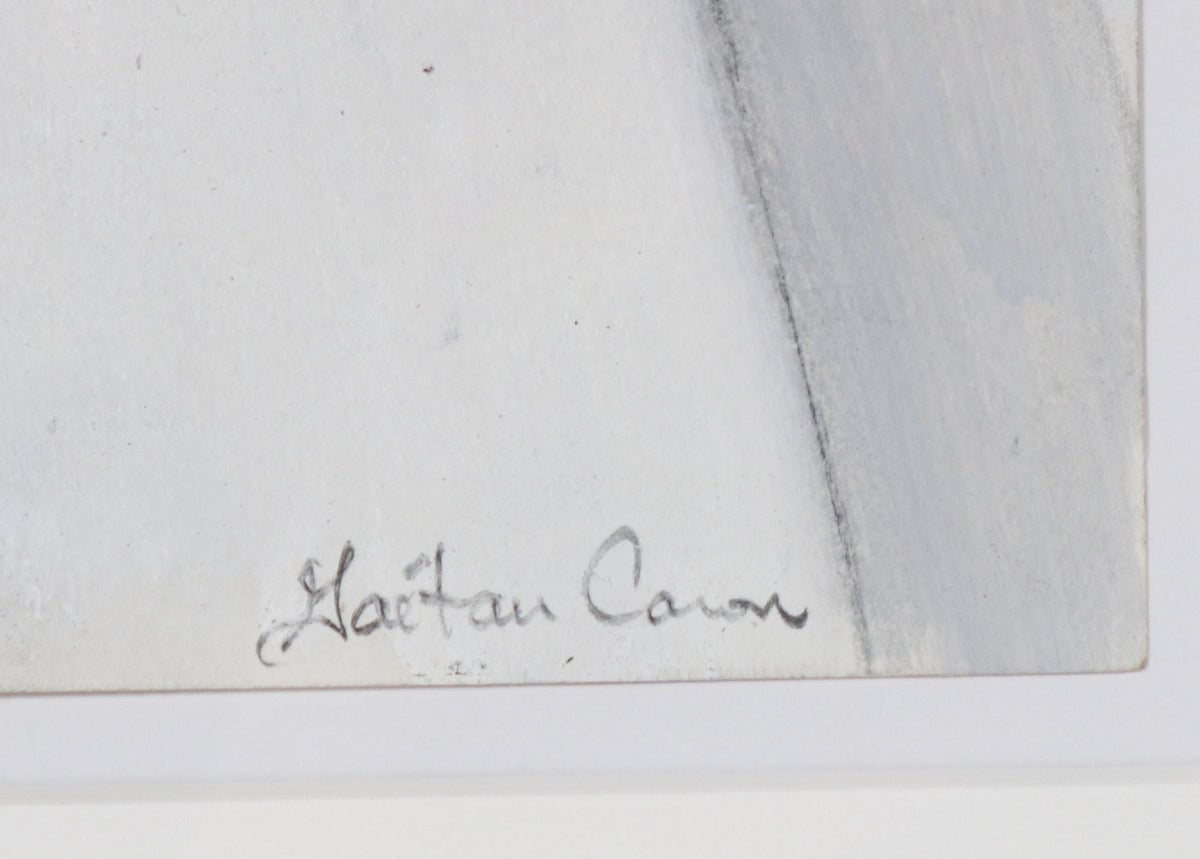 <i>Tabouret de Sculpture (Sculpture Pottery Stand)</i> <br>2020 Oil & Mixed Media <br><br>#B5663