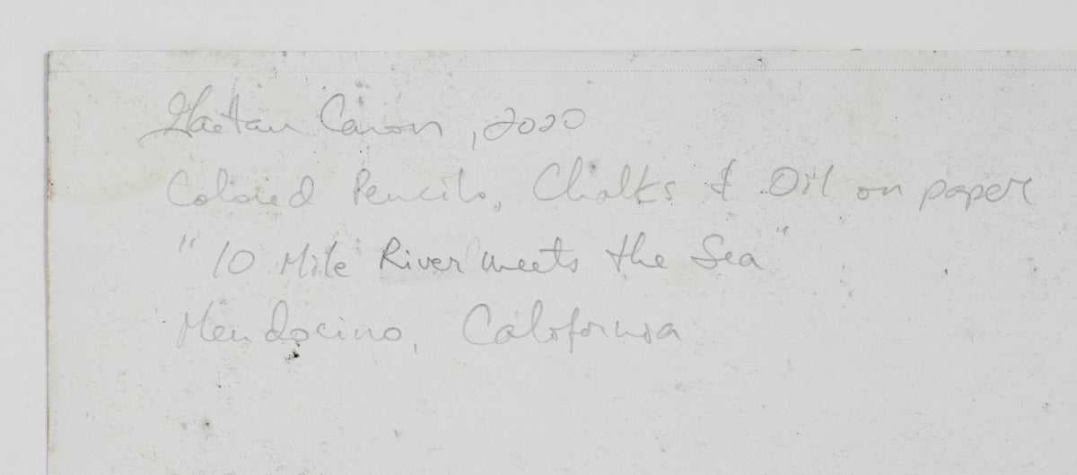 <i>Where River Meets Sea</i> <br>2020 Oil & Mixed Media <br><br>#B5666