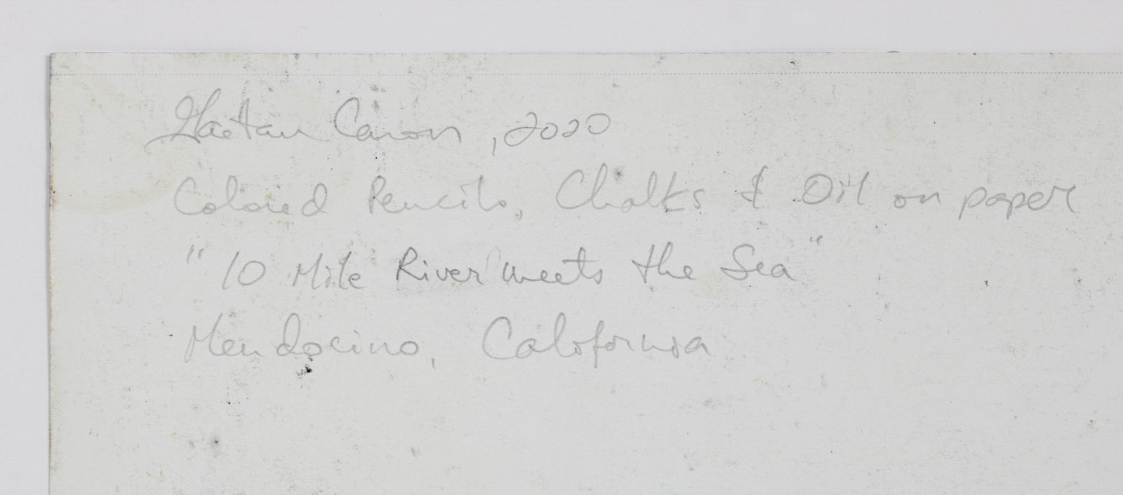 <i>Where River Meets Sea</i> <br>2020 Oil & Mixed Media <br><br>#B5666