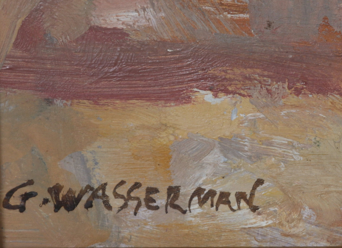 Still Life with Flowers & Fruit <br>20th Century Oil <br><br>B5671