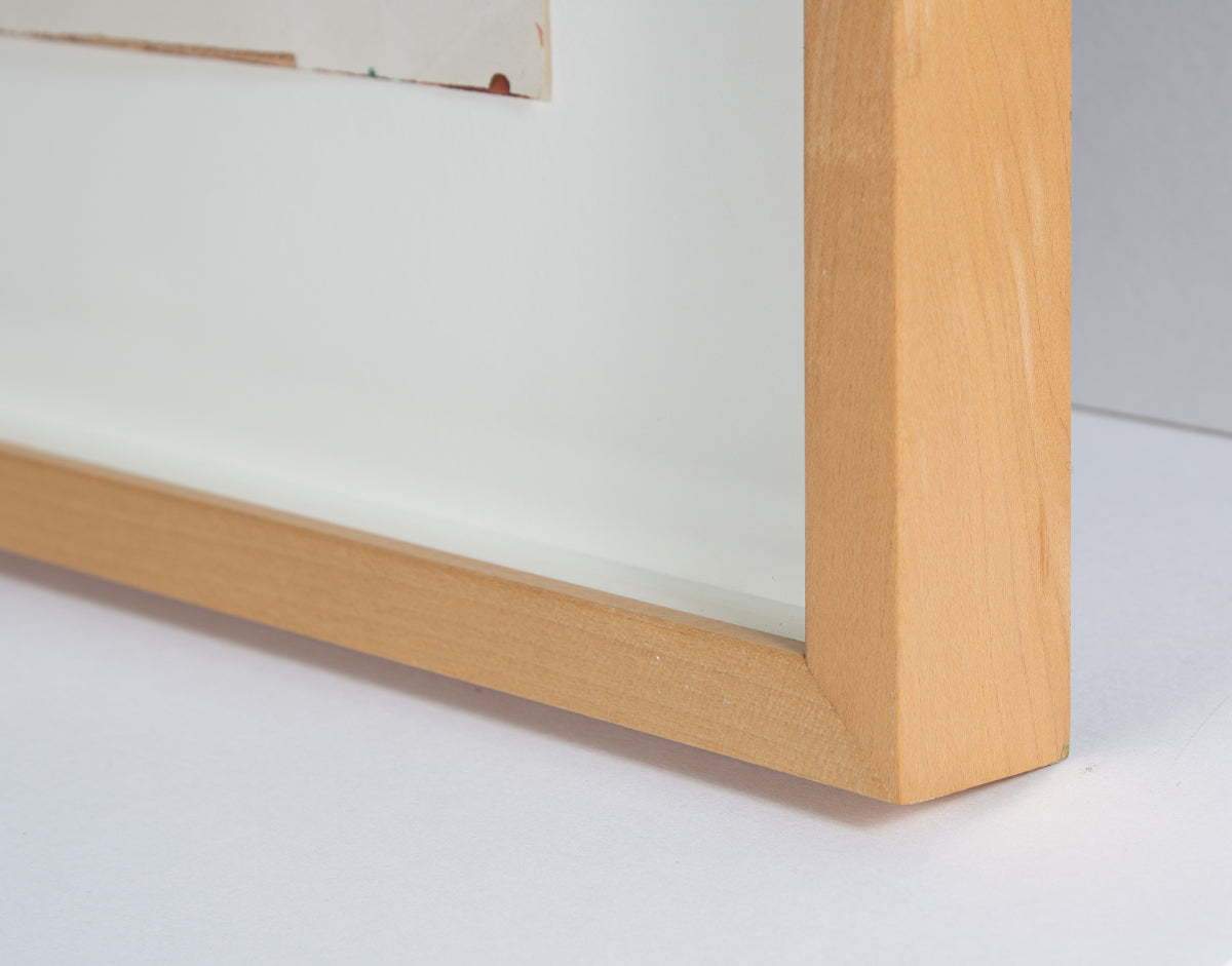 Colorful Abstrcted Standing Figure <br>1962 Watercolor<br><br>#B5673