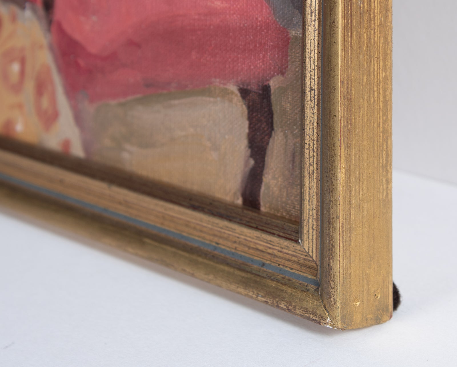 Quiet Interior Scene with Window <br>20th Century Oil <br><br>#B5676