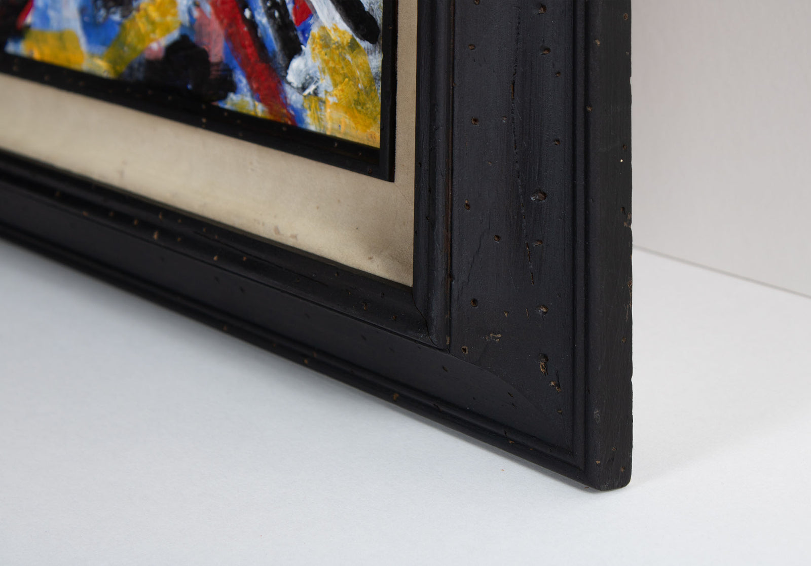 Abstract Expressionist Painting in Primary Colors <br>Early 2000s Acrylic <br><br>#B5680