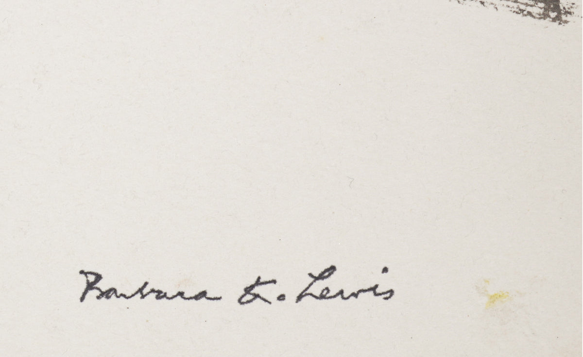 Black Bird in Abstraction <br>1940-60s Watercolor <br><br>#B5786