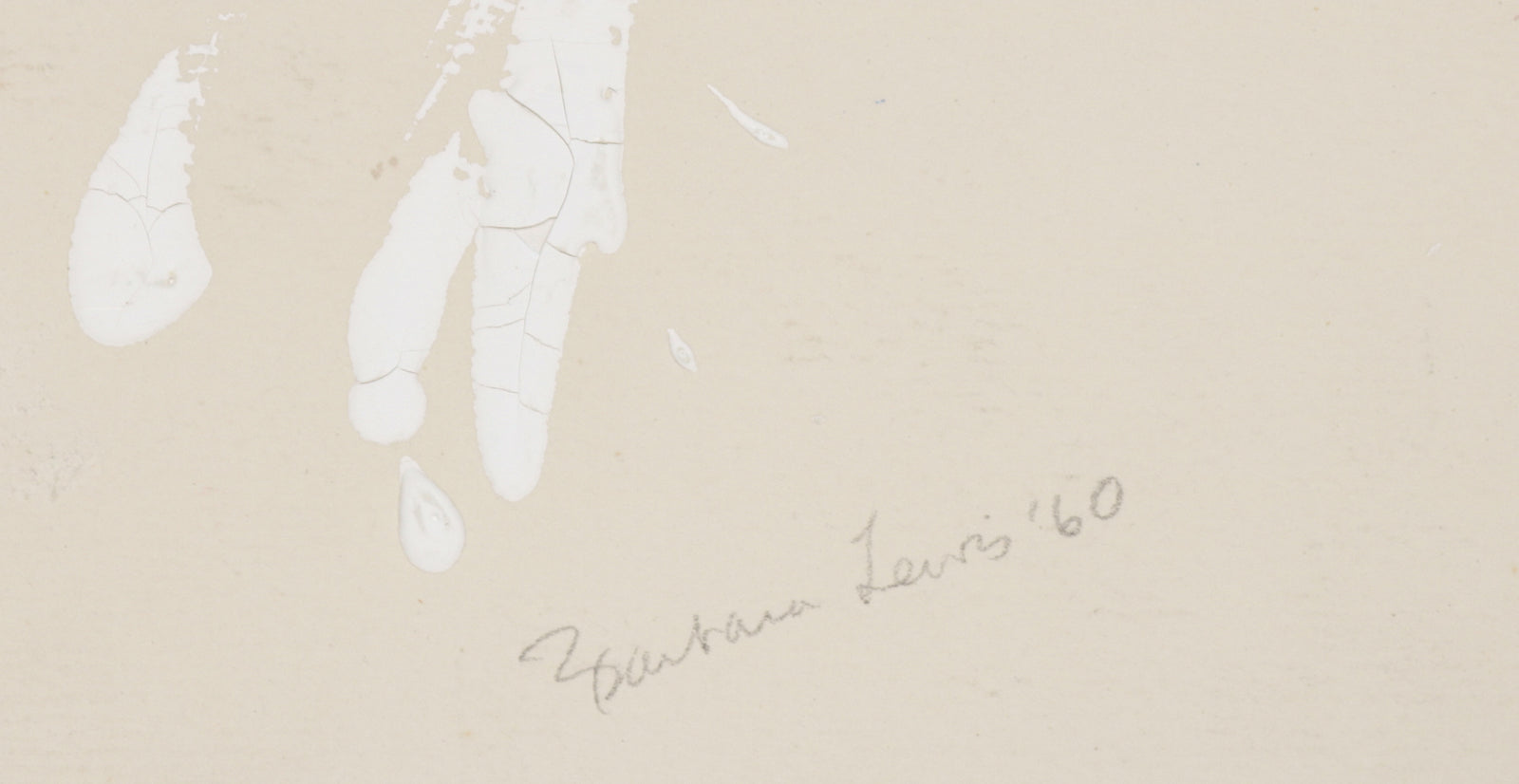 Deconstructed Ribcage Abstract <br>1960 Paint <br><br>#B5838