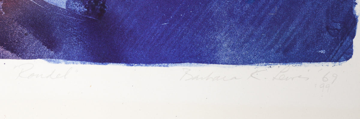 <i>Rondel</i> <br>1960 Stone Lithograph <br><br>#B5859