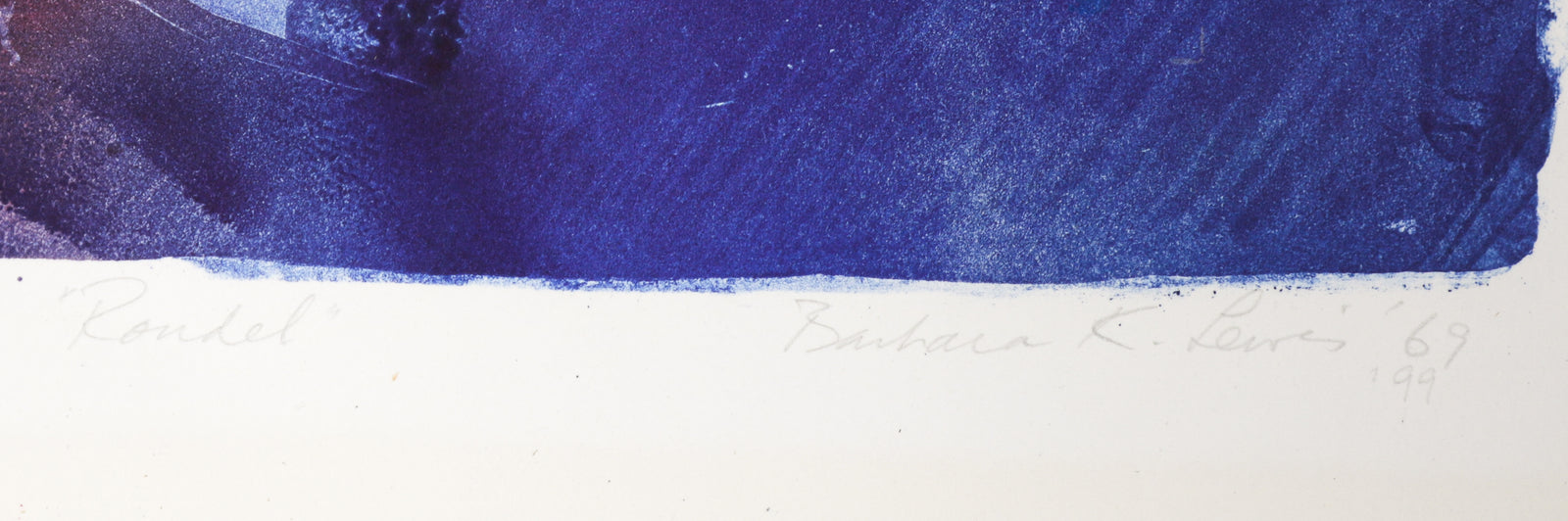 <i>Rondel</i> <br>1960 Stone Lithograph <br><br>#B5859
