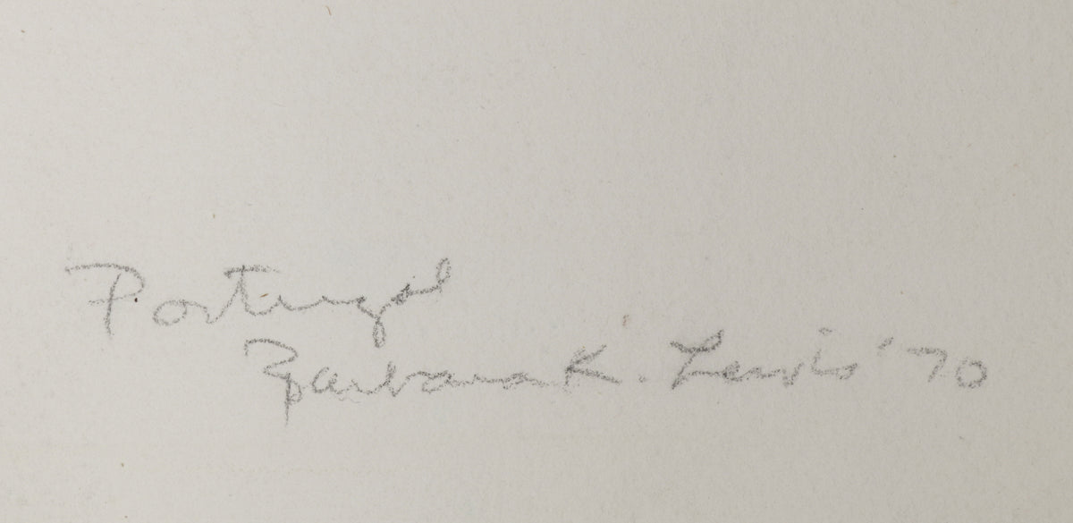 <i>Portugal</i> <br>1970 Watercolor <br><br>#B5861