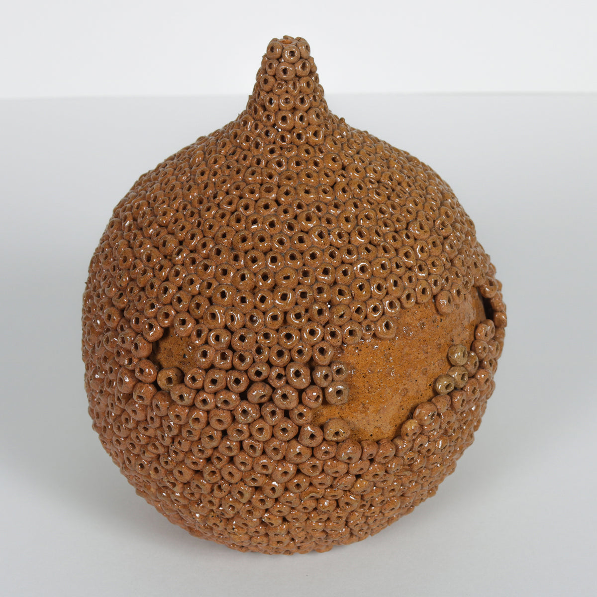 1978 Handmade Ceramic with Repeating Ring Pattern <br><br>#B5912