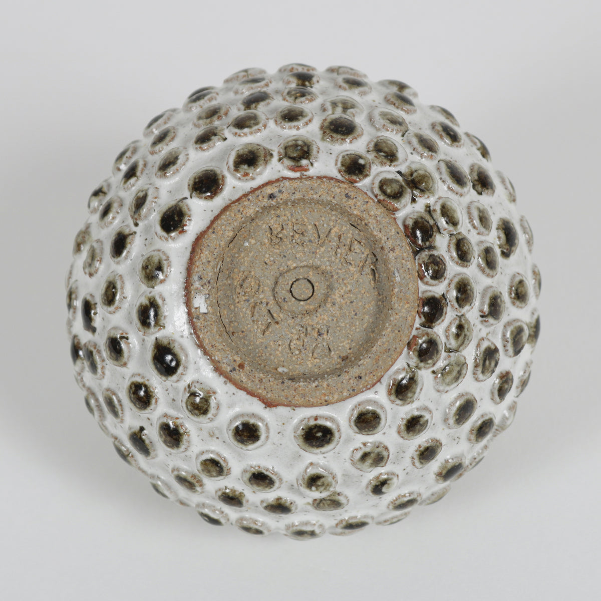 1988 Handmade Ceramic with Dot Motif <br><br>#B5917