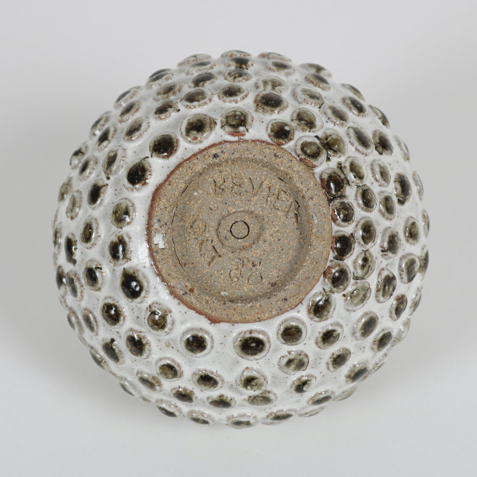 1988 Handmade Ceramic with Dot Motif <br><br>#B5917