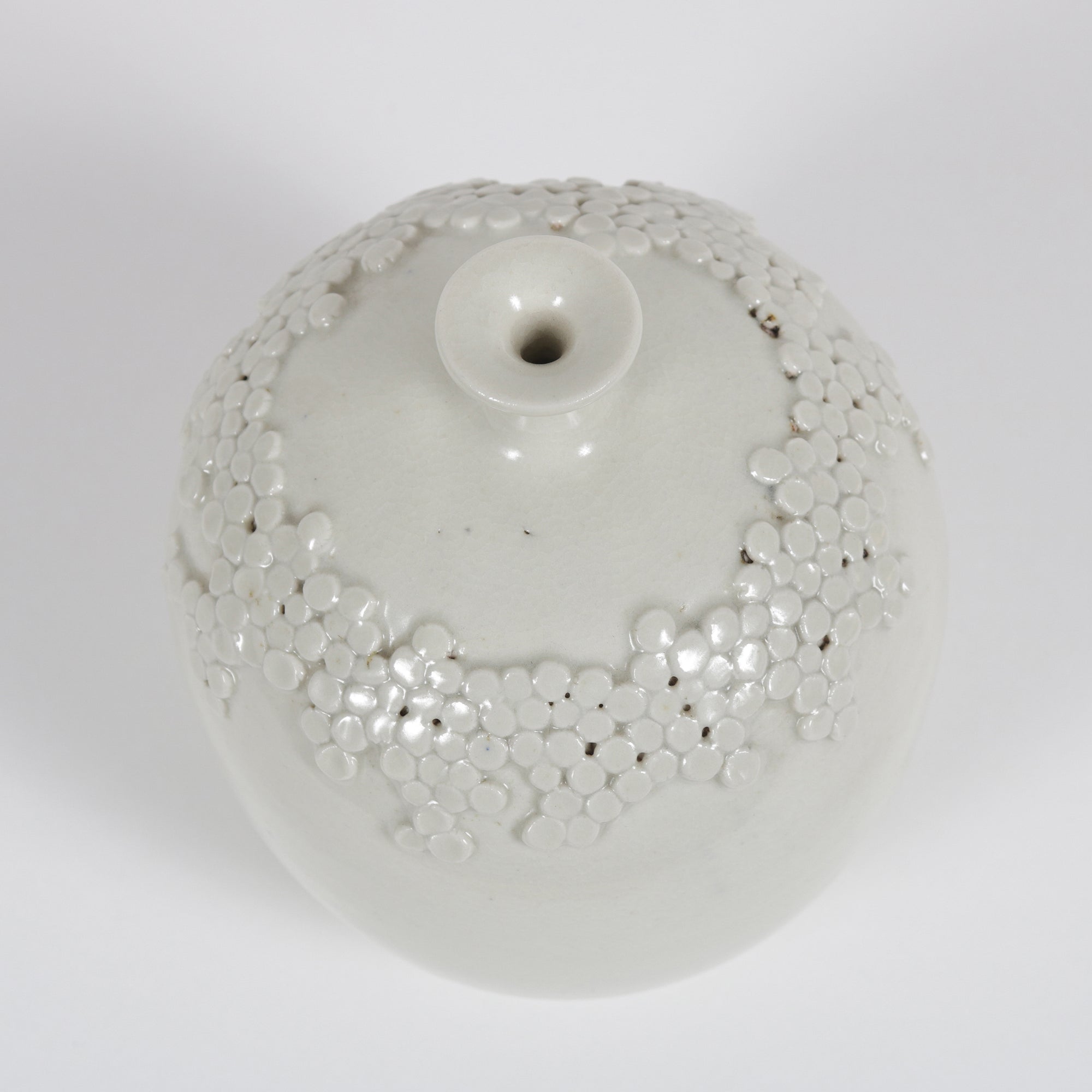 1978 Handmade Ceramic with Dot Motif <br><br>#B5920