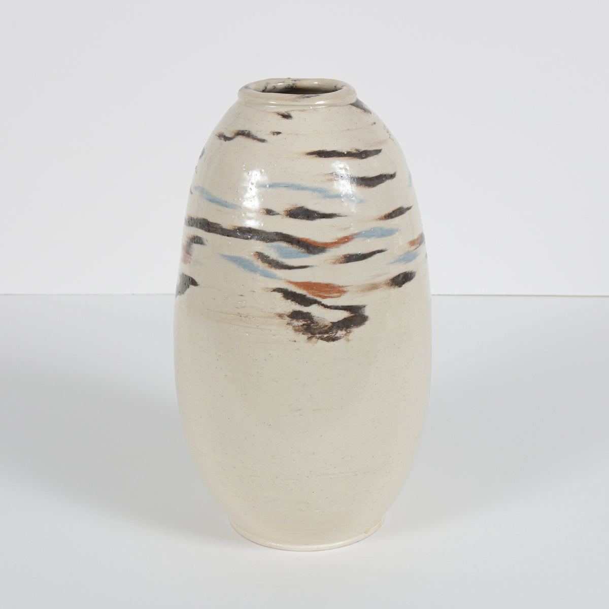 Tall Ceramic with Brushstoke Pattern, 1991 &lt;br&gt;&lt;br&gt;#B5933