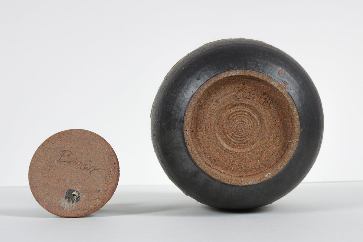 1970s Cermaic Vessel with Geometric Motif <br><br>#B5950