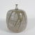 Round Vessel with Green Pour Pattern <br>1970s Handmade Ceramic <br><br>#B5964
