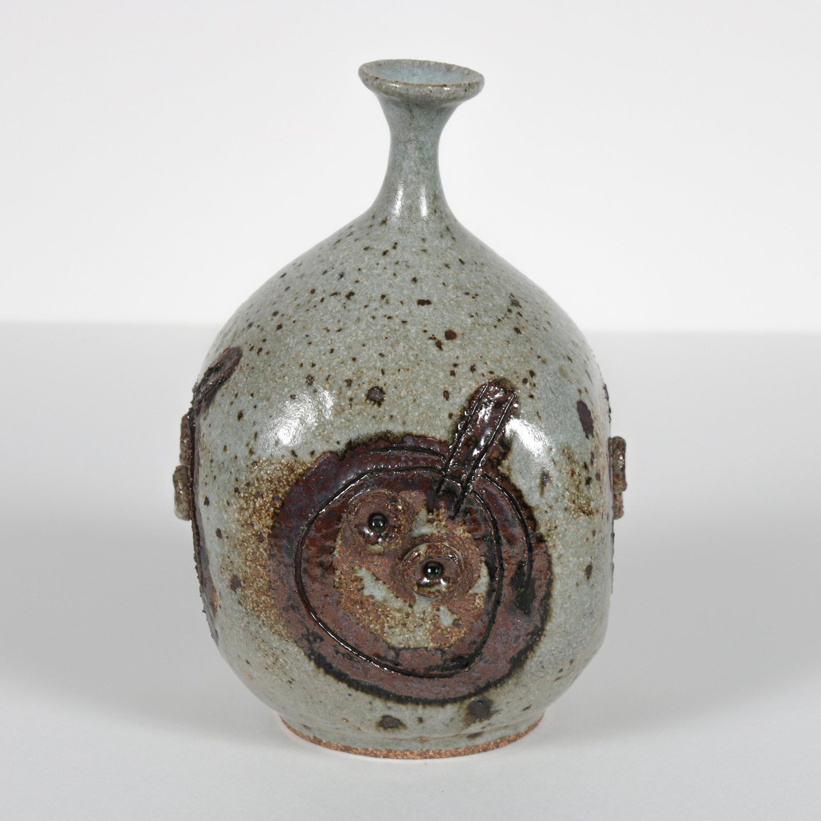 Handmade Asymmetrical Ceramic Vessel, 1970s <br><br>#B6031