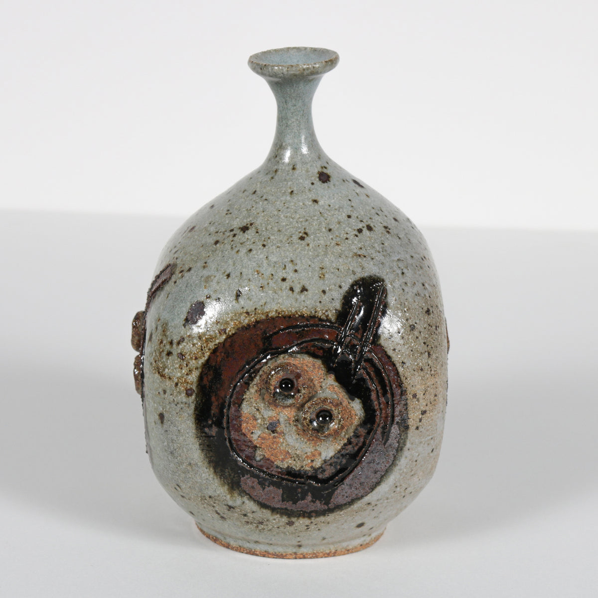 Handmade Asymmetrical Ceramic Vessel, 1970s <br><br>#B6031