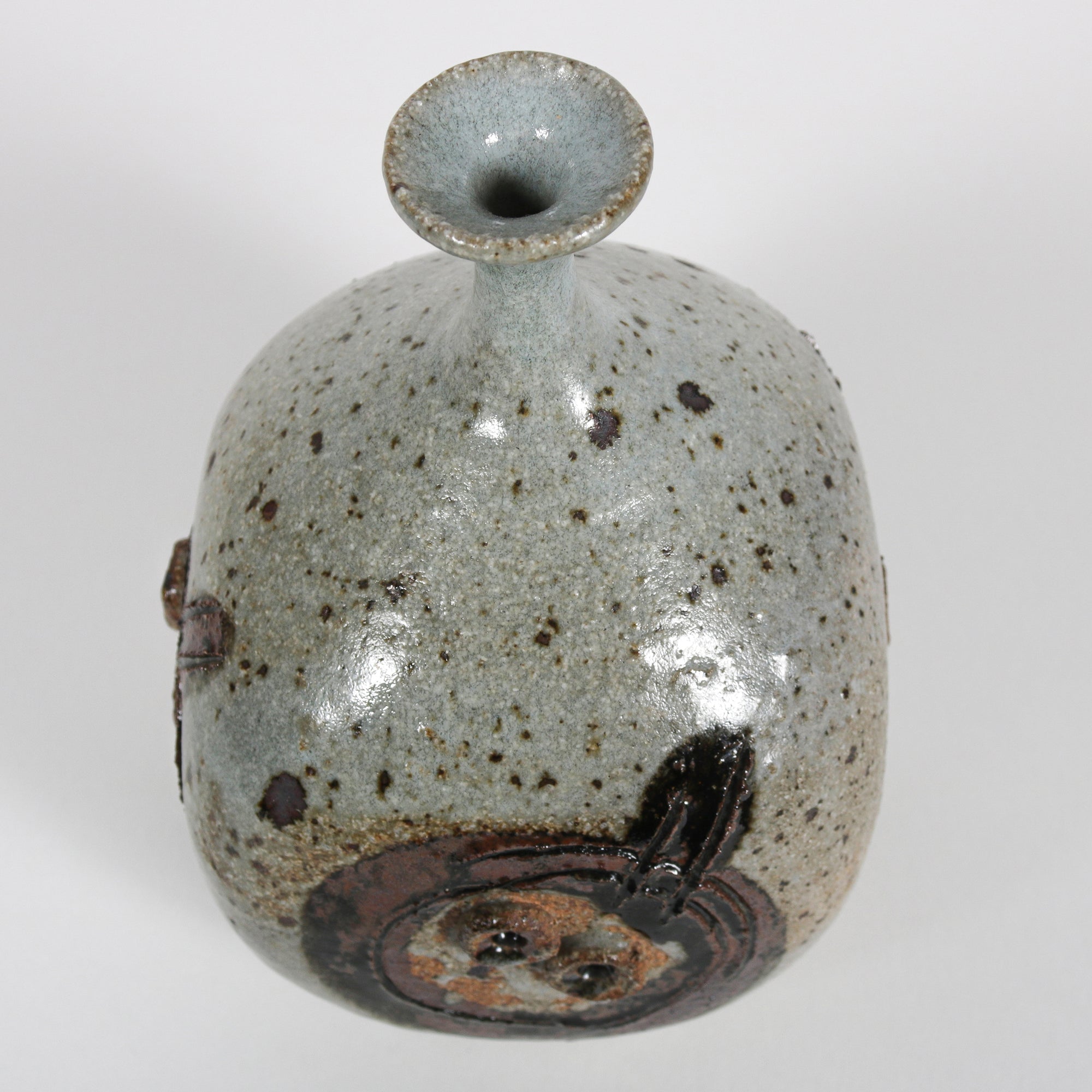 Handmade Asymmetrical Ceramic Vessel, 1970s <br><br>#B6031