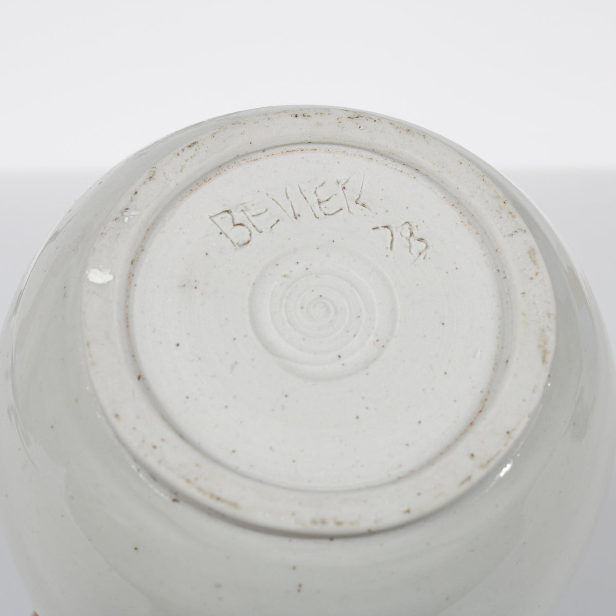 1978 Handmade Ceramic Vessel with Delicate Spout<br><br>#B6045