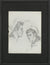 Monochromatic New York Sailor Portrait Studies <br>1952 Graphite <br><br>#B6162