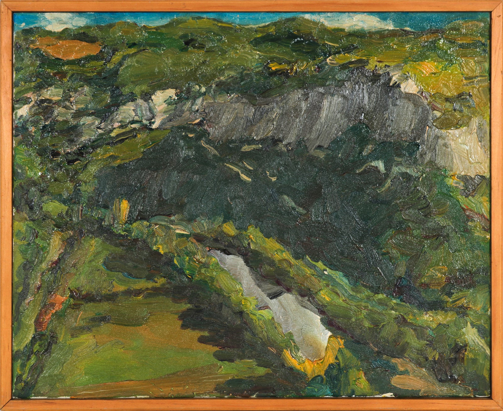 <i>Falaise (Cliff)</i> <br>2003 Oil <br><br>#B6163