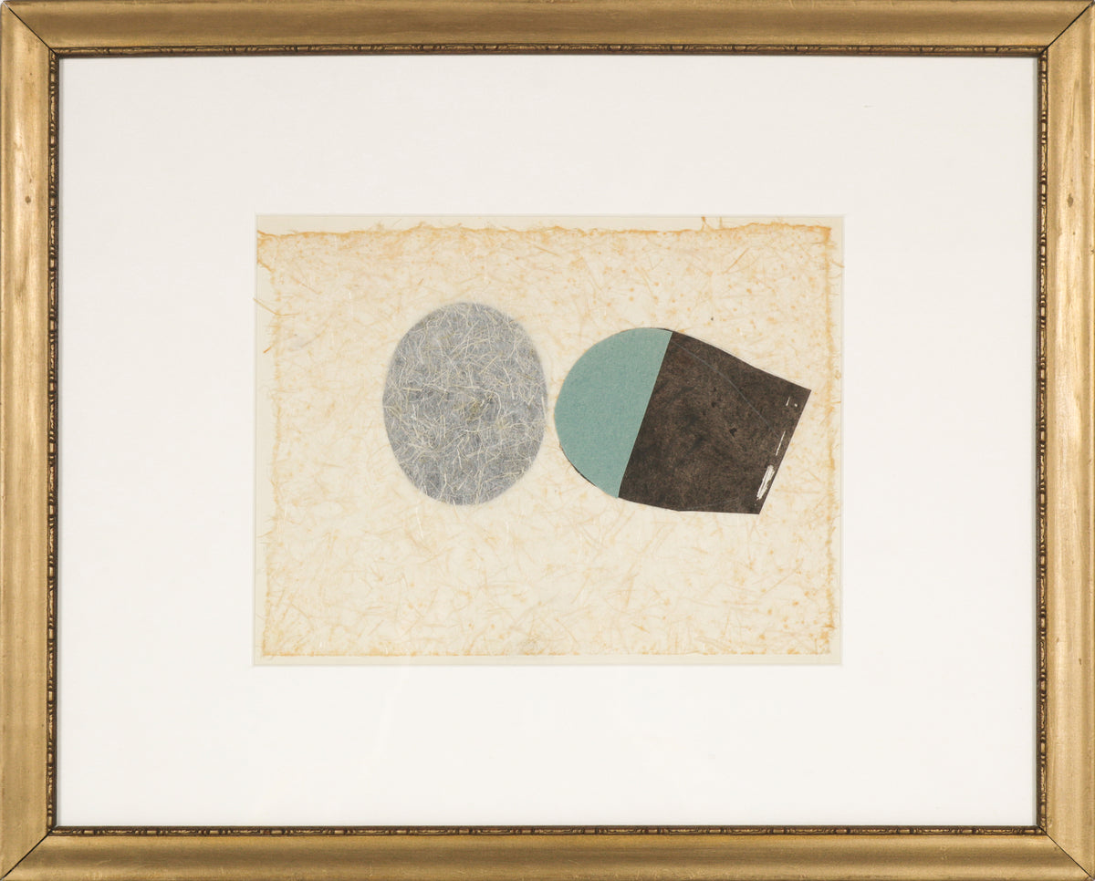 Minimalist Cool Toned Abstract &lt;br&gt;1974 Collage &lt;br&gt;&lt;br&gt;#B6294