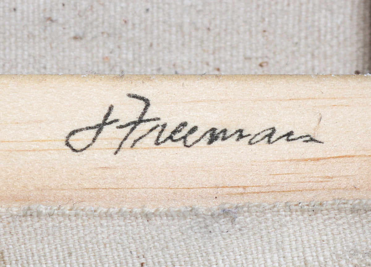 Chicken & Peppers Still Life <br>20th Century Oil <br><br>#B6314