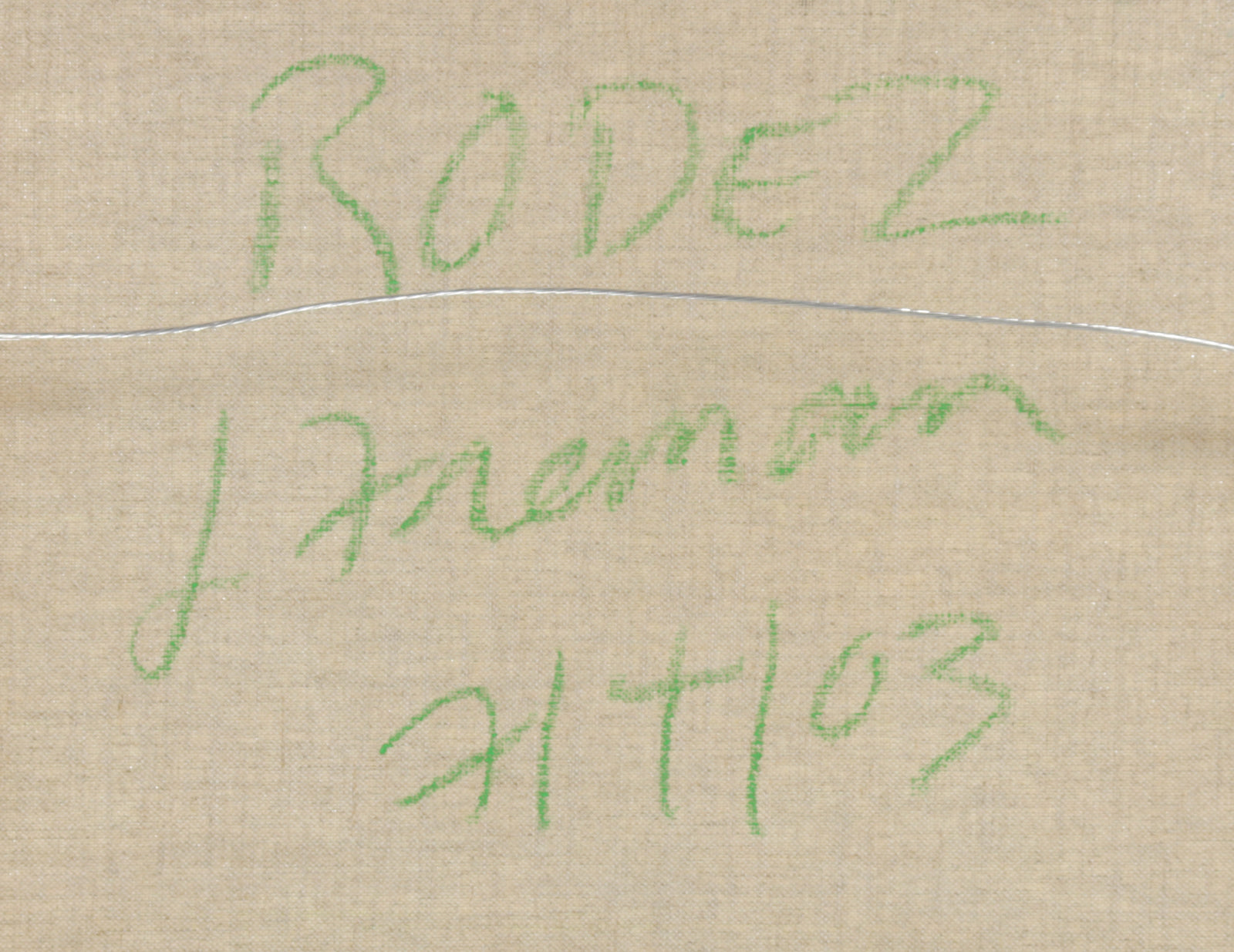 <i>Rodez</i> <br>2003 Oil <br><br>#B6315