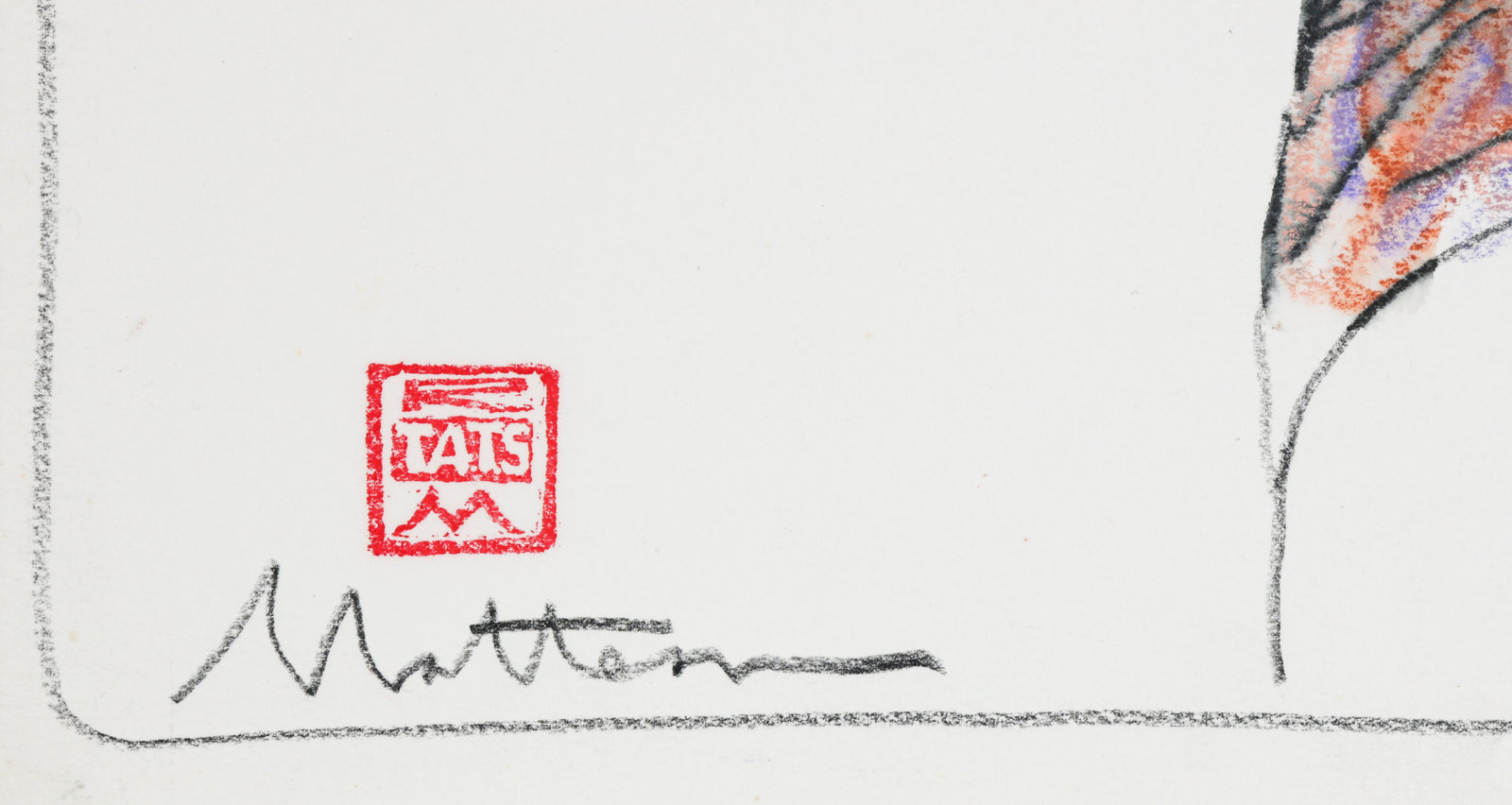 Female Nude with Fabric <br>20th Century Charcoal & Pastel <br><br>#B6366