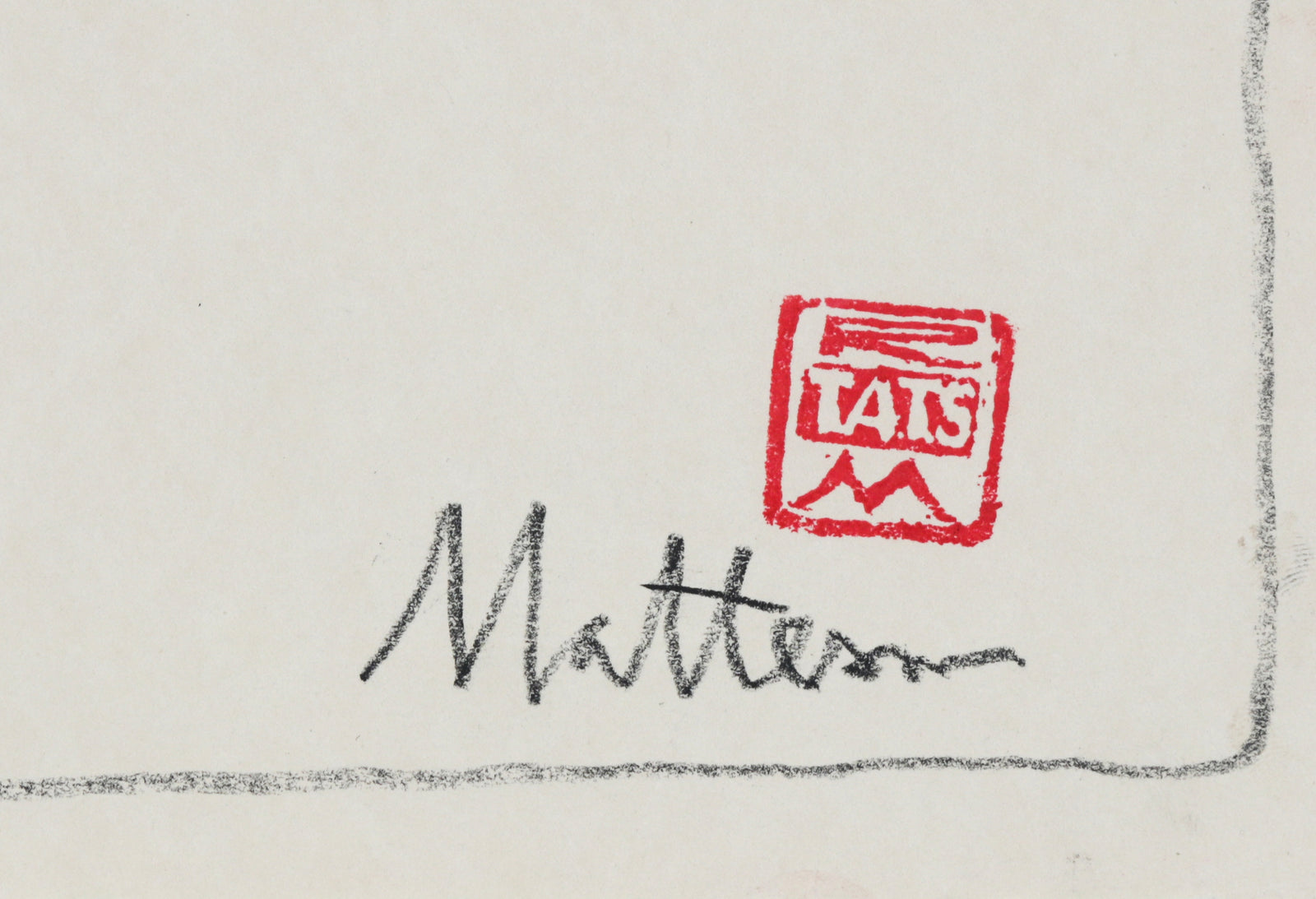 Minimal Female Nude Drawing <br>20th Century Charcoal <br><br>#B6371