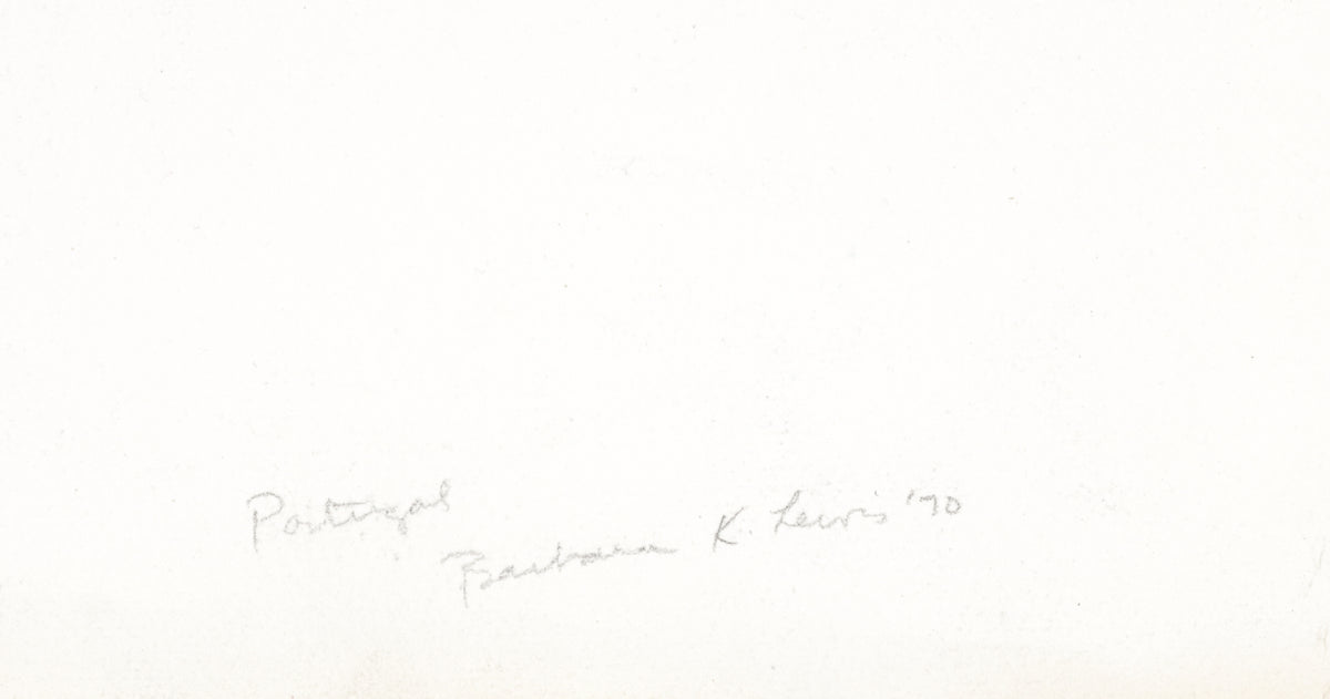 <i>Portugal</i> <br>1970 Watercolor <br><br>#B6374
