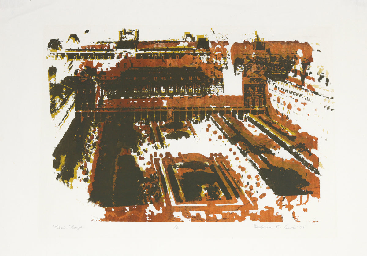 &lt;i&gt;Palais Royal&lt;/i&gt; &lt;br&gt;1971 Serigraph &lt;br&gt;&lt;br&gt;#B6381