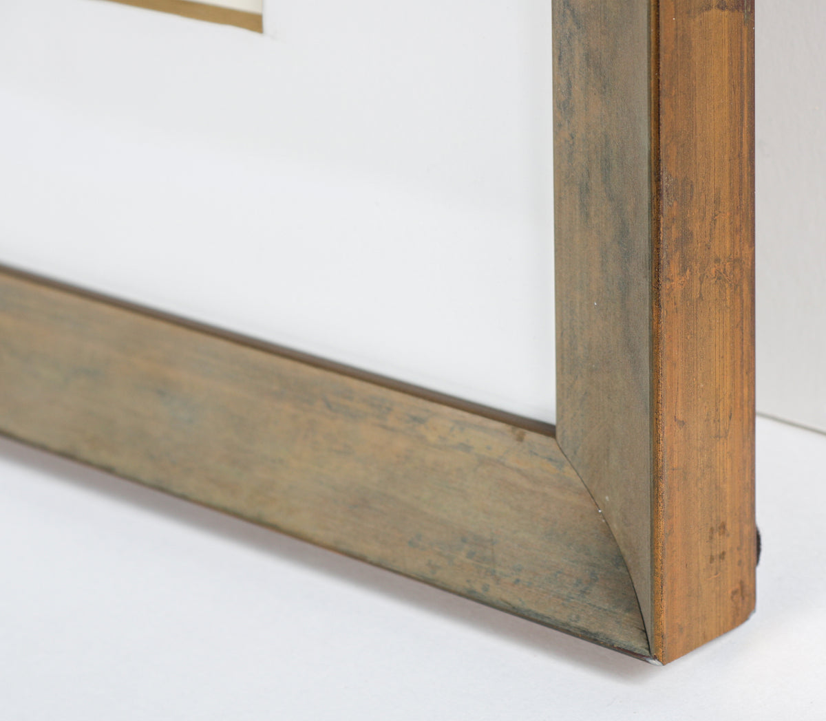 Abstracted Los Angeles Hills Landscape <br>1980s Oil on Paper <br><br>#B6459