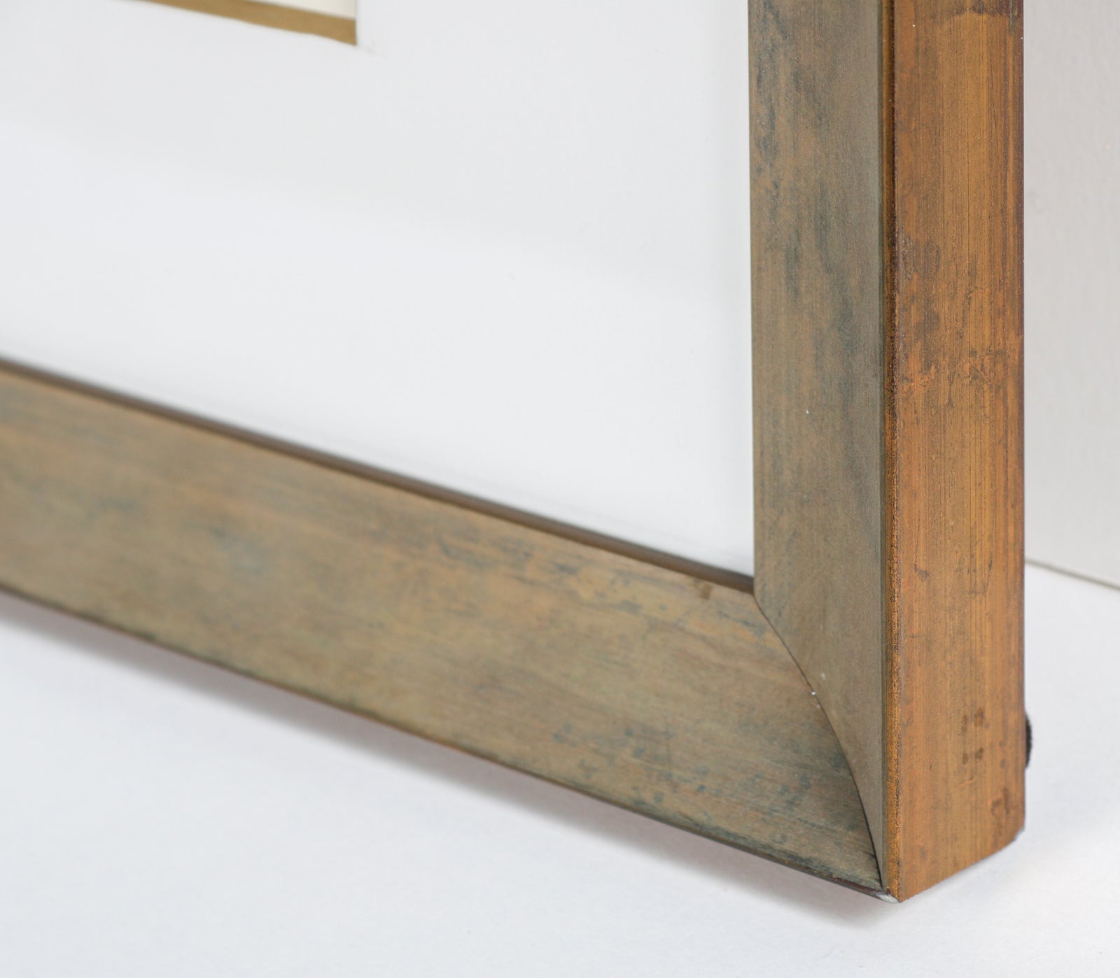 Abstracted Los Angeles Hills Landscape <br>1980s Oil on Paper <br><br>#B6459